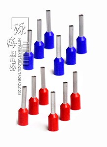 。VE10-12紫铜10平方冷压接线端子管形绝缘端头铜线鼻1000只