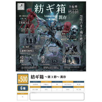 虾壳社 现货日本SO-TA扭蛋 纺锤箱 纺锤人 第三节 异存 裁人 布敦