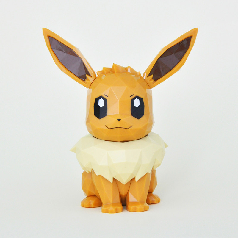 现货日本1000TOYS手办摆件 千值练公仔 POLYGO神奇宝贝 伊布模型