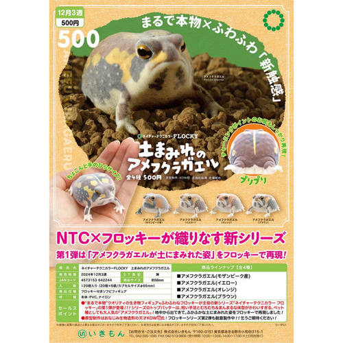 虾壳社 现货日本IKIMON扭蛋 NTC 短头蛙亚科 掌心 馒头蛙 第一弹
