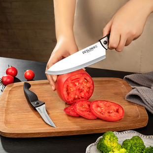 德世朗水果刀不锈钢刀德国工艺家用小刀削皮器削皮刀果皮刀瓜果刀
