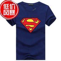 2023夏季新款短袖T恤男加肥加大码青年半袖T恤潮厂家直销-超人 thumbnail 7