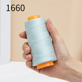 莫兰迪绿402缝纫线家用大卷高速缝纫机宝塔手工涤纶多色缝衣平车