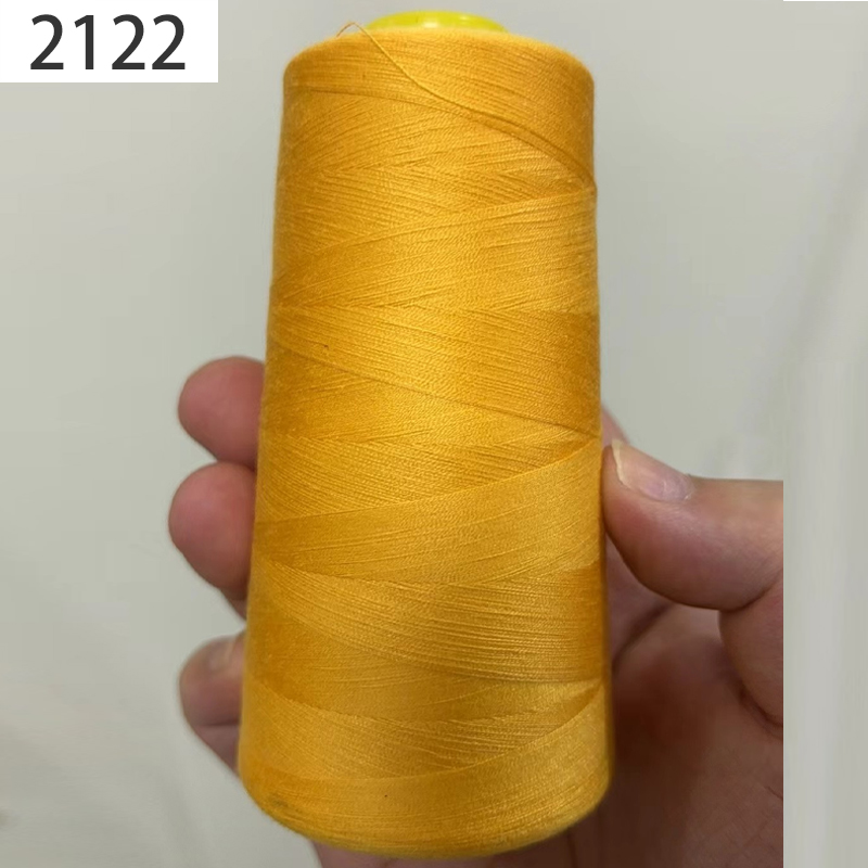 姜黄色402家用高速老式缝纫机线