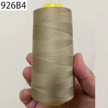 杏绿色402缝纫线家用大卷高速缝纫机宝塔手工涤纶多色缝衣线平车