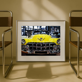 哔柚无酸卡纸相框铝合金正方形艺术微喷海报打印展览画框定制装 裱