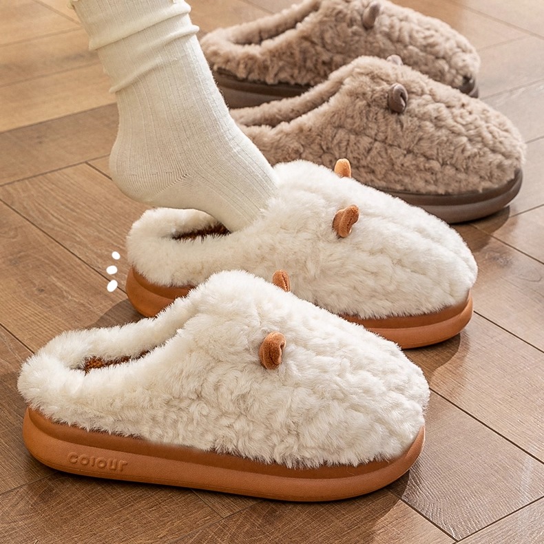 棉拖鞋女士秋冬季2025新款室内