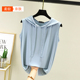 内搭显瘦薄款 莫代尔连帽无袖 t恤女夏外穿百搭宽松打底衫 休闲上衣