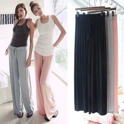 Korean Edition new pattern summer modal Easy Wide leg pants motion Yoga Pants Large Show thin Casual pants trousersin the Women's clothing/Boutique , Pants , Casual pants  category - from Buy2taobao.com to provide professional Taobao agent buy service