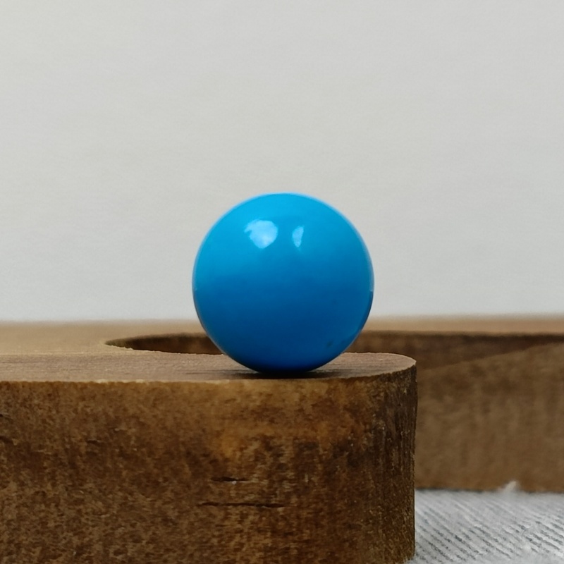 天然蓝松石圆珠散珠diy手工仿绿松石菱镁矿串珠饰品单珠手链配珠