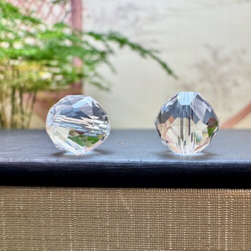 白水晶钻石切面散珠DIY配饰