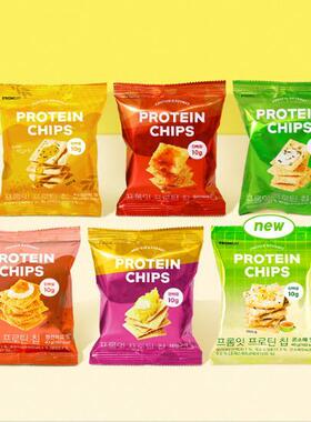 韩国直邮 PROTEIN CHIPS  辣味烧烤洋葱蜂蜜蒜香黄油蛋白质饼干
