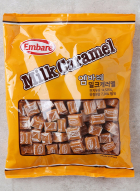 韩国直邮Embare 牛奶焦糖可可奶糖儿童零食成人零食开车犯困2口味