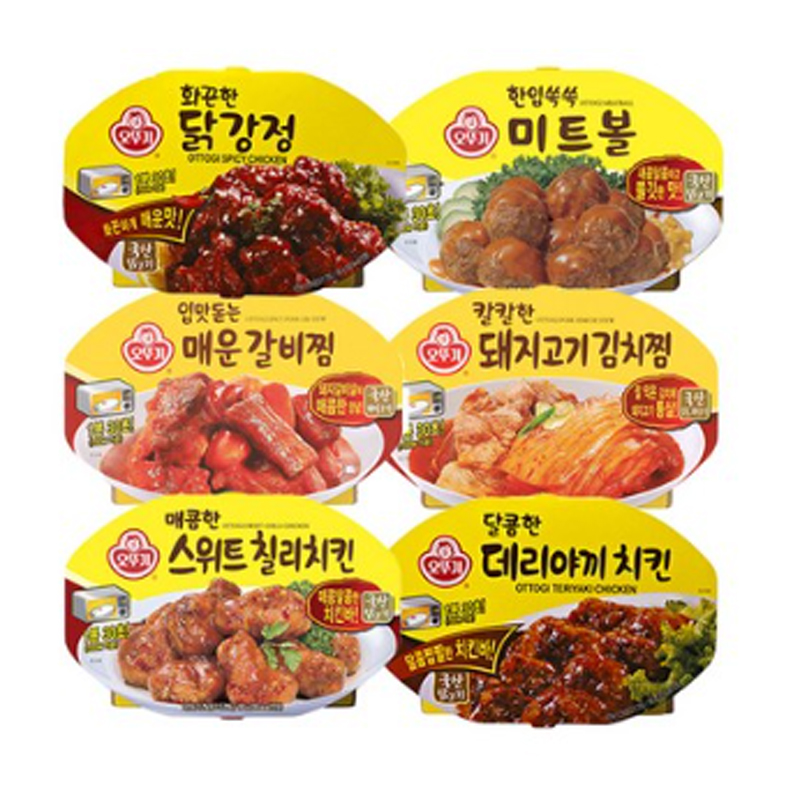 Ottogi微波炉速食菜小吃不倒翁