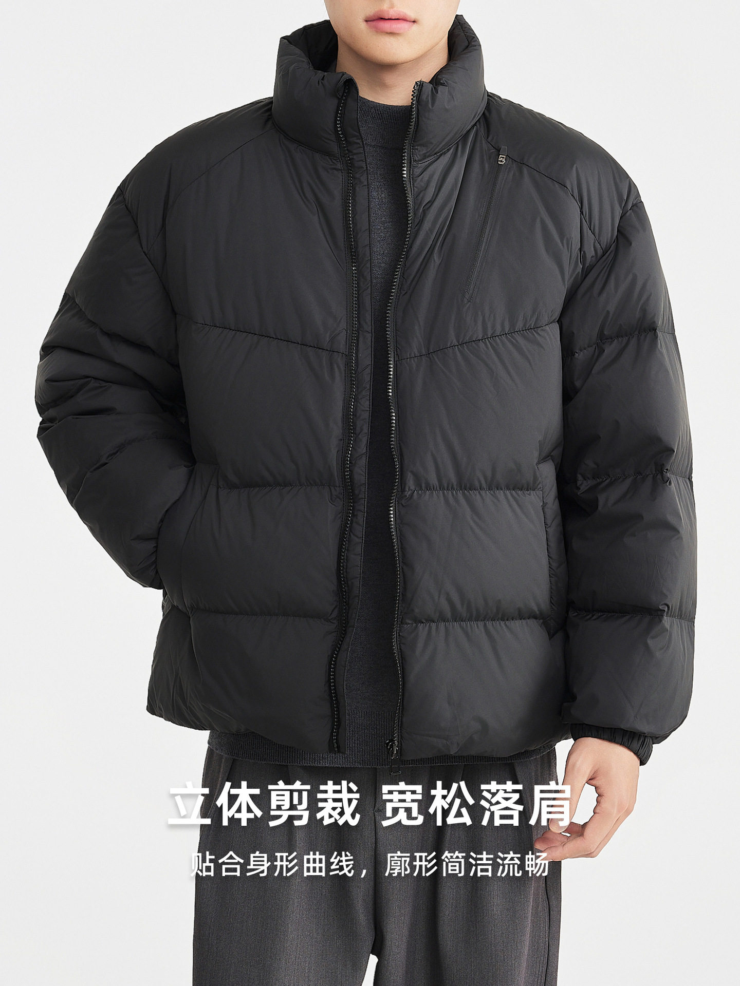 2025冬季新款男士时尚潮流羽羽绒服