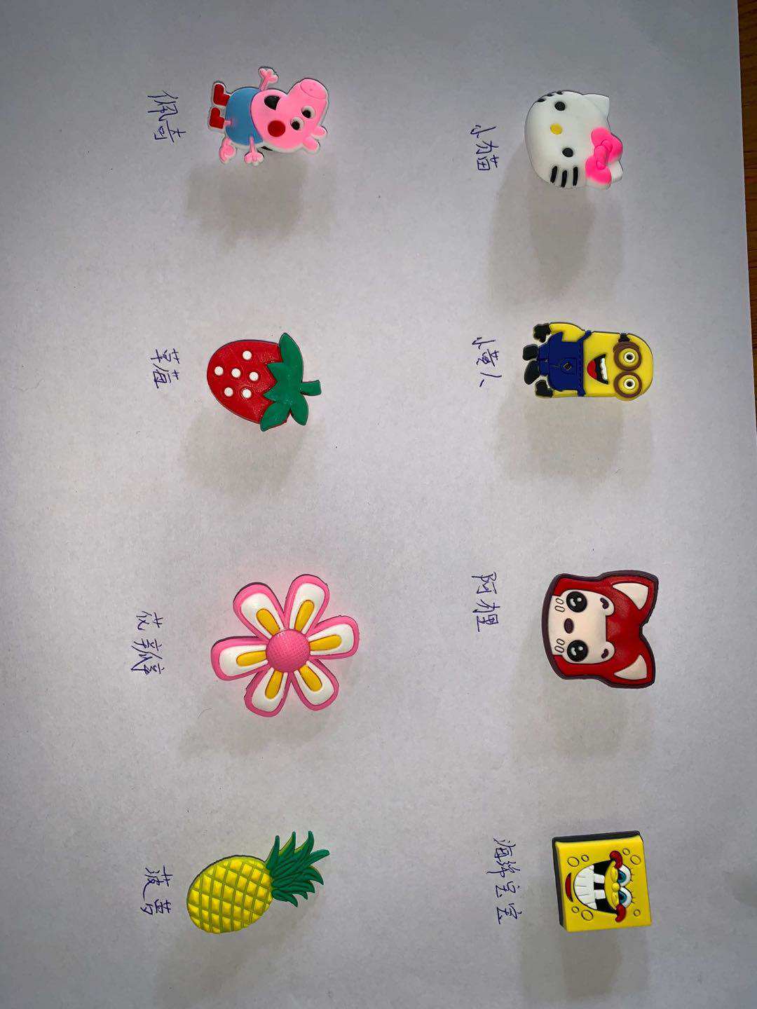 洞洞鞋花洞洞鞋海绵宝宝鞋花 沙滩鞋花朵装饰品配件 草莓洞洞鞋扣|ruв категории Аксессуары, сумки и обувь/аксессуары для ремня, обувь, аксессуары, пряжка - от Buy2taobao.com для оказания профессиональной услуги покупки агента Taobao