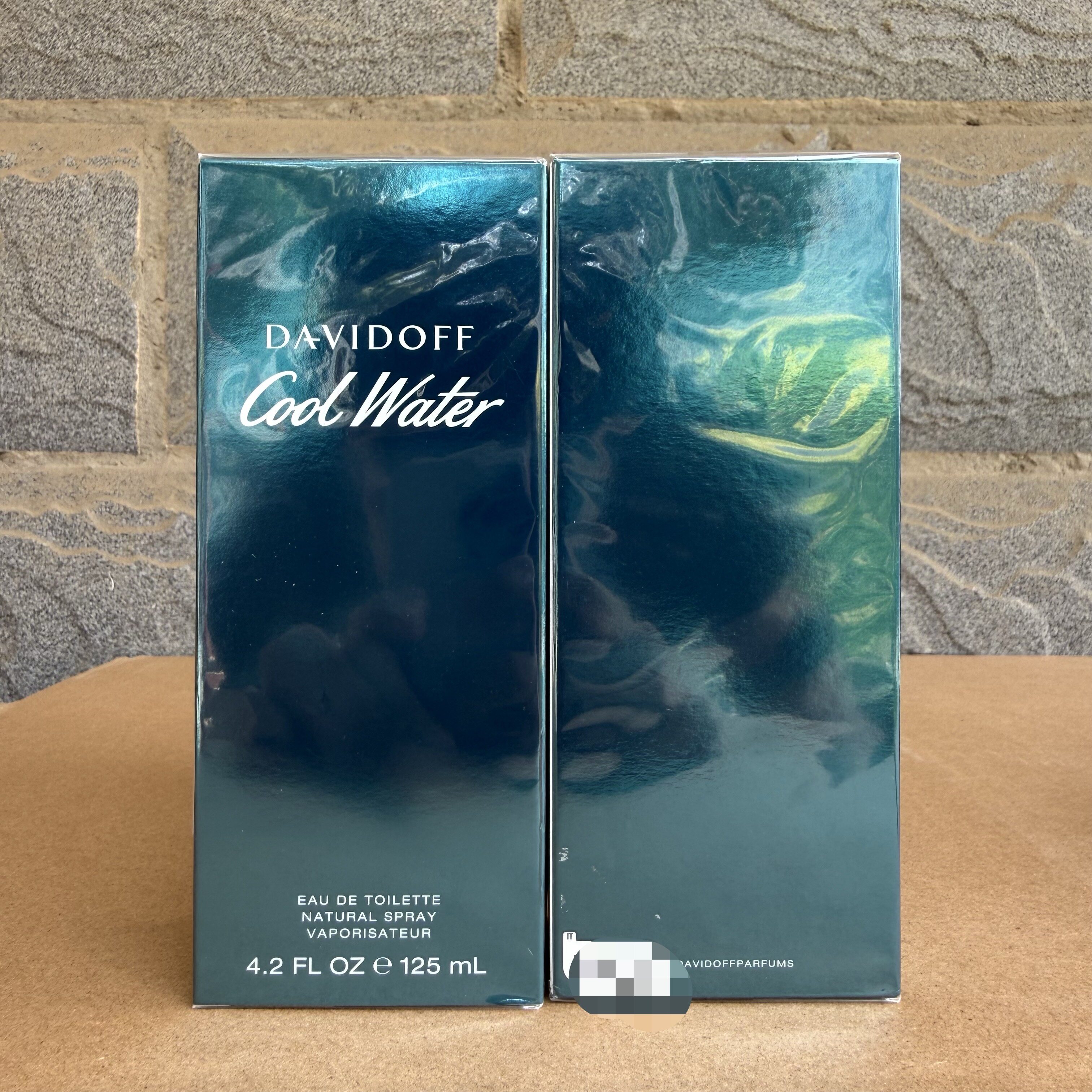 实拍！专柜正品DAVIDOFF大卫杜夫cool water冷水男士淡香水125ml