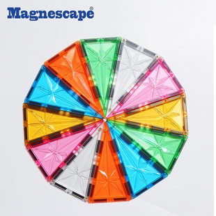 Magnescape彩窗磁力片补充装大三角长三角形兼容各品牌