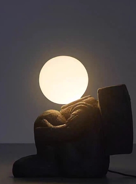 CoMokin宇航员客厅卧室创意装饰氛围台灯太空人潮玩夜灯