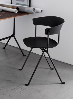 意大利进口Magis Officina Chair手工锻铁扶手椅餐椅会客椅休闲椅