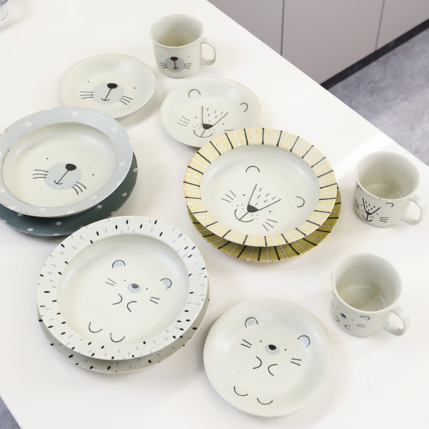 AWASAKA可爱小动物陶瓷餐具