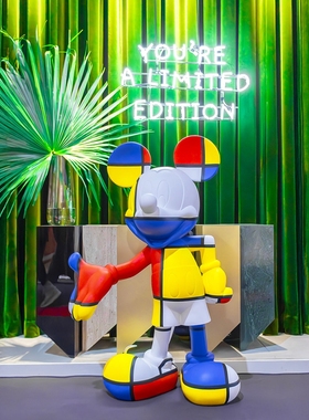 Leblon delienne迪士尼米老鼠装饰摆件潮流雕塑模型公仔家居装饰