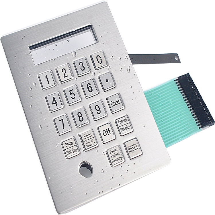 18键不锈钢防撬数字键盘