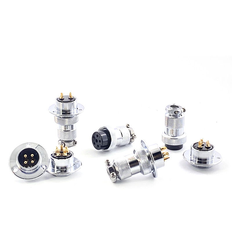 BERM圆形法兰盘航空插头25mm