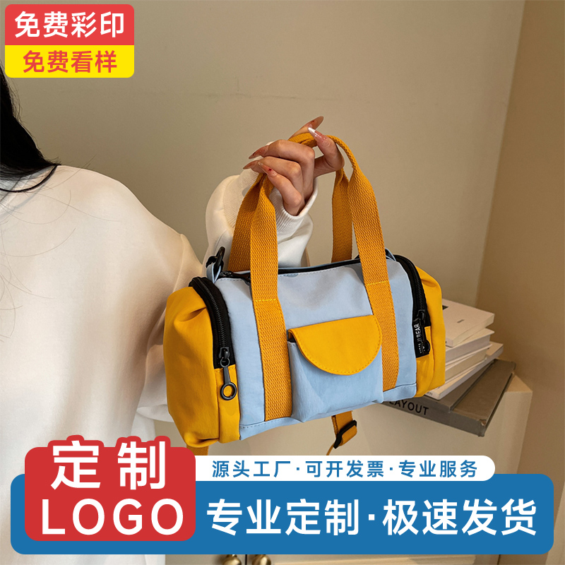 2025夏季撞色轻便单肩包定制logo