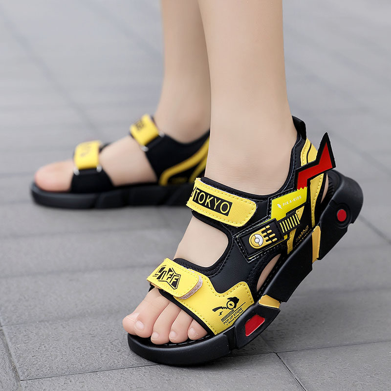 儿童凉鞋夏季新款防滑防水防臭软底中小童运动男童沙滩鞋男孩凉鞋