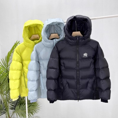 日本OFFCAT男女同款羽绒服女短款新款加厚宽松冬白鸭绒面包服外套