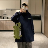 加厚摇粒绒面料恐龙刺绣卫衣套头连帽A057-WY810-P70(限价98)，男装卫衣，电商A057