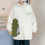 加厚摇粒绒面料恐龙刺绣卫衣套头连帽A057-WY810-P70(限价98)，男装卫衣，电商A057