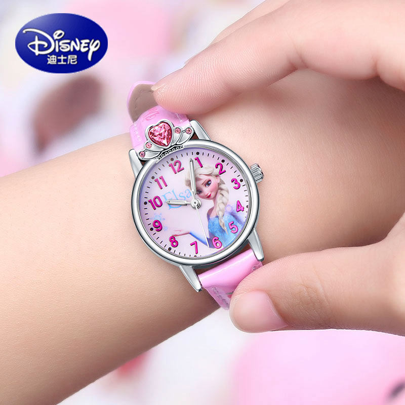 迪士尼冰雪奇缘2儿童手表女孩学生韩版时尚防水夜光可爱女童手表,手表,国产腕表,淘宝优惠券,粉丝福利购,淘宝优惠卷