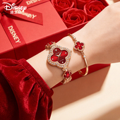 迪士尼四叶草手表女士女款 轻奢小众女生生日新年情人节礼物送女友