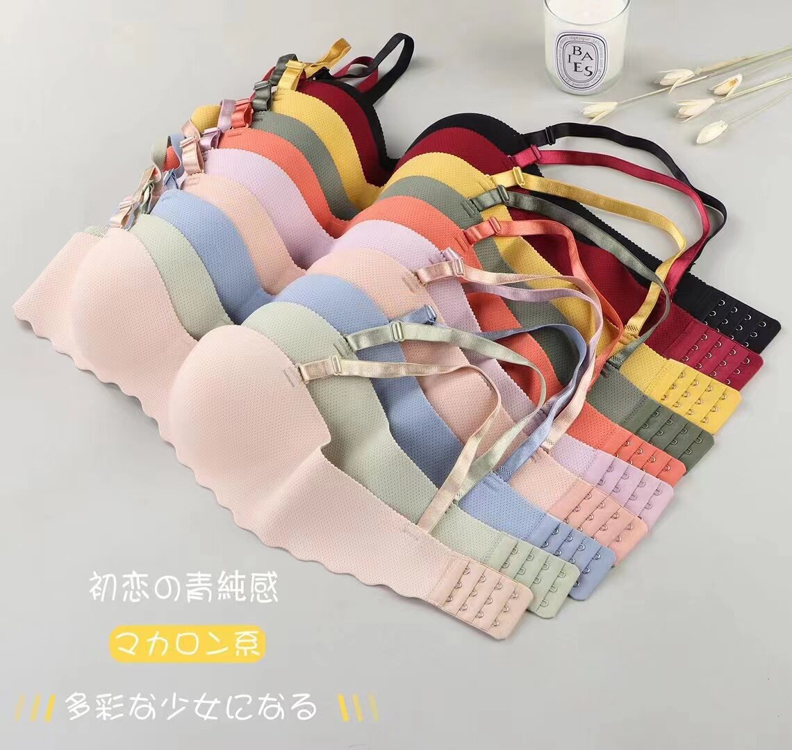 内衣女小胸聚拢半罩杯无钢圈日系文胸