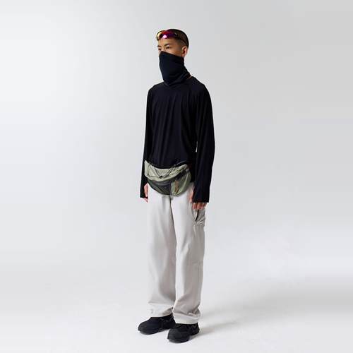 户外腰带灰色休闲裤OCTOBEELAB