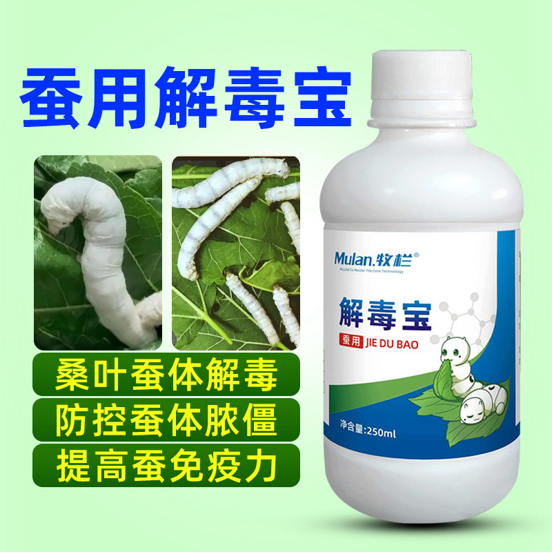 解毒宝解除家蚕乍蚕农药中毒蚕用桑叶脓病僵病蚕药大全养蚕专用