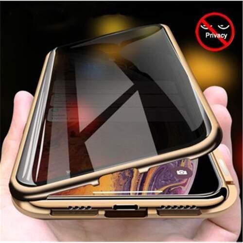 适用iPhone11 12 13 14 15 16 Pro Max Xr XS Max privacy phone case苹果15/16plus protective glass cover