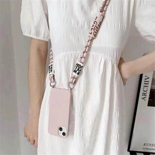 适用iPhone 15 16 17 pro max case iphone14 13 12 11 lanyard chain cover手机壳苹果xsmax/xr/x挂绳保护套