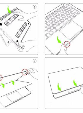 Laptop Case适用MacBook Air M4 M3 M2 M1 Case Macbook Pro13 14 16 Cover Macbook Retina13 15 Case保护壳