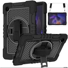 适用于samsung  tab S9+PLUS A8 X205 A9+ S7fe case shockproof cover旋转S6Lite支架S7保护套S8plus软T970