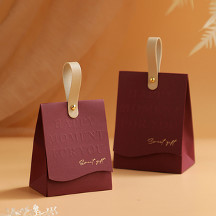 盒空盒韩版 创意婚礼伴手礼盒糖盒结婚喜糖盒子糖果包装 手提喜糖袋