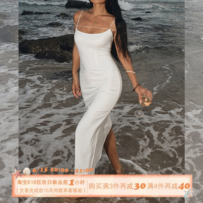 ITSNIKAR法式高级感吊带连衣裙