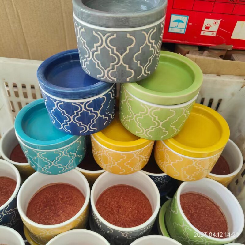 蟋蟀新款三合土盆蛐蛐罐大瓷罐景德镇出品虫具