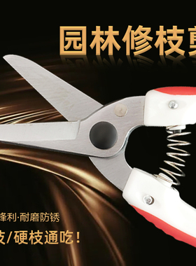 修枝剪园林省力剪刀修树枝修果树园艺剪子树枝剪刀专用花剪工具