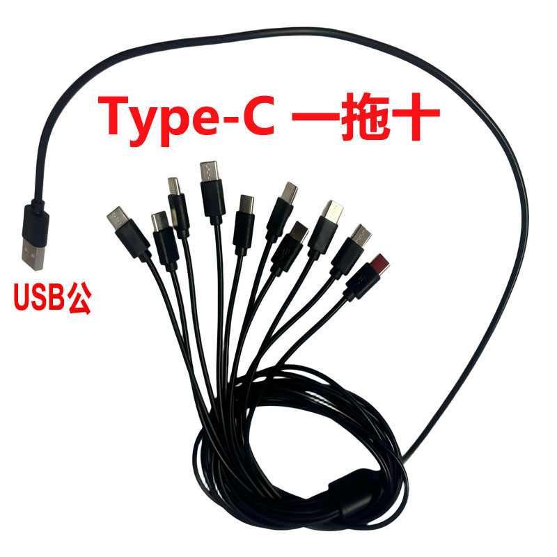 usb快充手机充电线typec加充电头图片