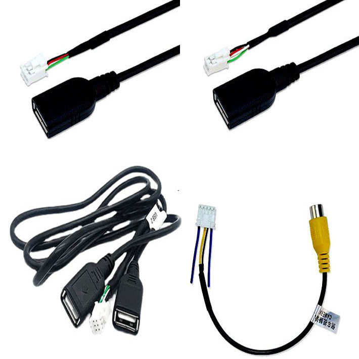 6p针10p安卓大屏导航转USB数据线