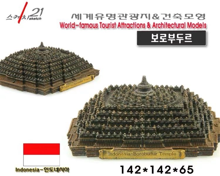 树脂东南亚国家古迹婆罗浮屠吴哥装饰摆件
