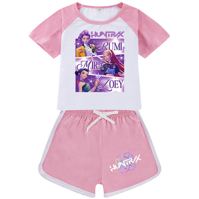 004小孩短家居服运动套装